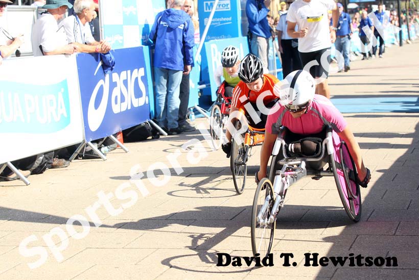 Start of the 2012 BUPA Great North Wheelchair race.